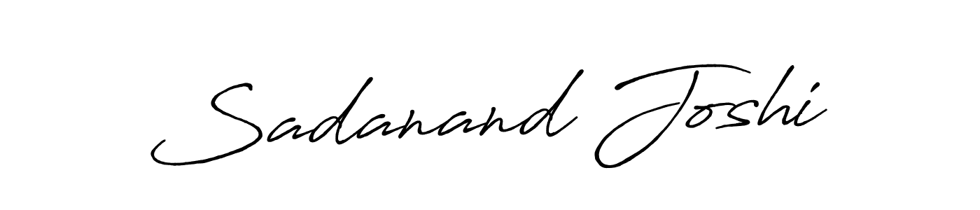 Sadanand Joshi stylish signature style. Best Handwritten Sign (Antro_Vectra_Bolder) for my name. Handwritten Signature Collection Ideas for my name Sadanand Joshi. Sadanand Joshi signature style 7 images and pictures png