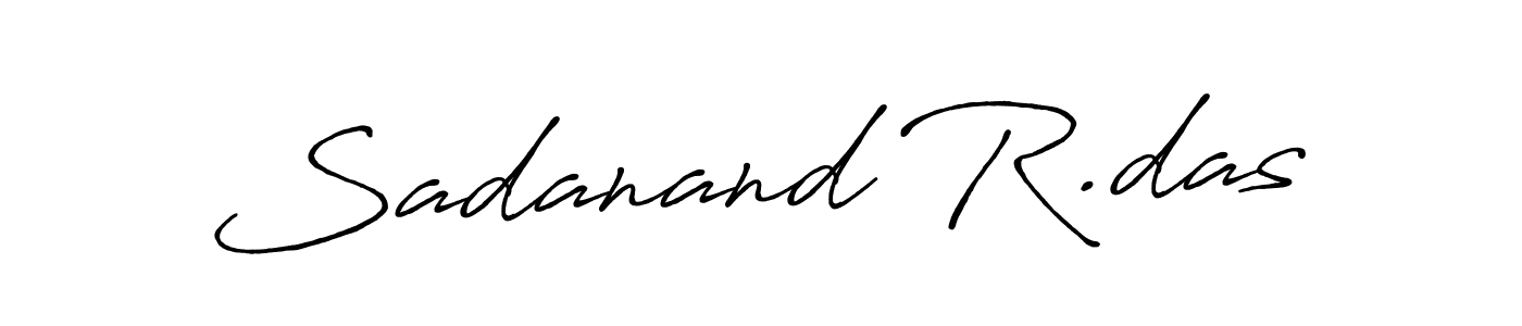 Also You can easily find your signature by using the search form. We will create Sadanand R.das name handwritten signature images for you free of cost using Antro_Vectra_Bolder sign style. Sadanand R.das signature style 7 images and pictures png