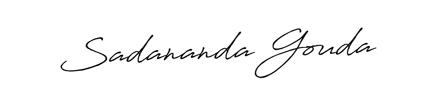 Make a beautiful signature design for name Sadananda Gouda. Use this online signature maker to create a handwritten signature for free. Sadananda Gouda signature style 7 images and pictures png