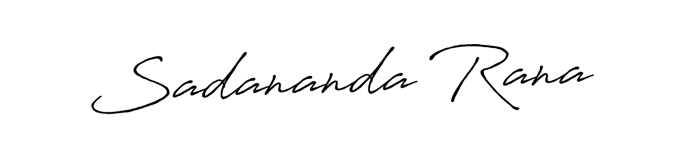 Also we have Sadananda Rana name is the best signature style. Create professional handwritten signature collection using Antro_Vectra_Bolder autograph style. Sadananda Rana signature style 7 images and pictures png