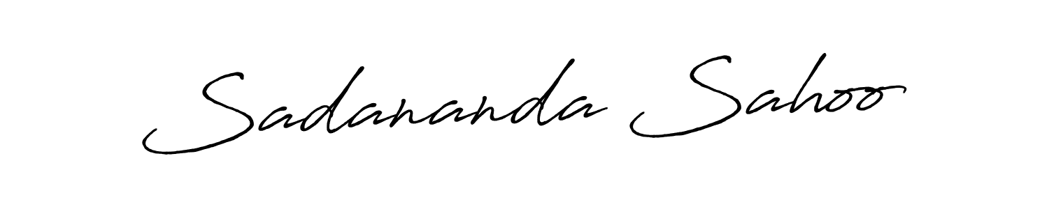 if you are searching for the best signature style for your name Sadananda Sahoo. so please give up your signature search. here we have designed multiple signature styles  using Antro_Vectra_Bolder. Sadananda Sahoo signature style 7 images and pictures png