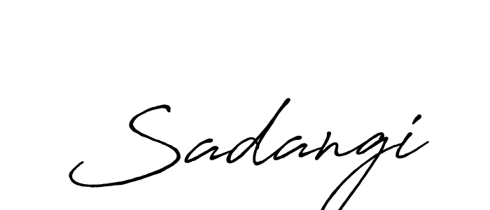 How to make Sadangi name signature. Use Antro_Vectra_Bolder style for creating short signs online. This is the latest handwritten sign. Sadangi signature style 7 images and pictures png
