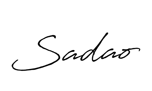 This is the best signature style for the Sadao name. Also you like these signature font (Antro_Vectra_Bolder). Mix name signature. Sadao signature style 7 images and pictures png