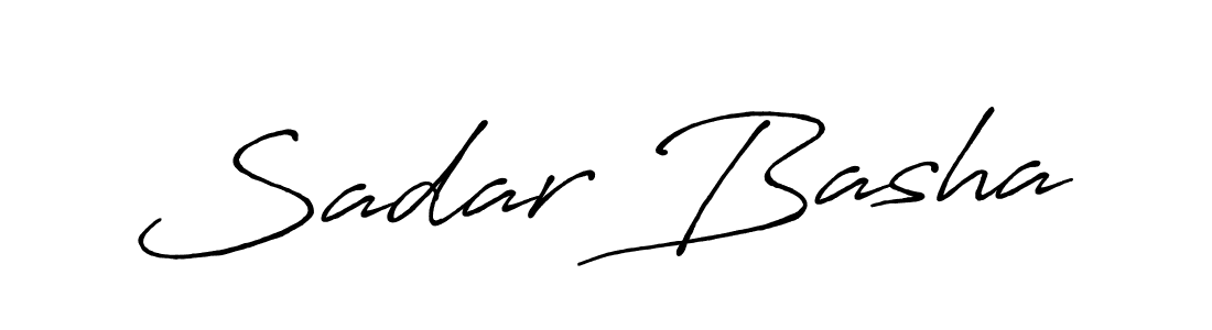 Make a beautiful signature design for name Sadar Basha. Use this online signature maker to create a handwritten signature for free. Sadar Basha signature style 7 images and pictures png