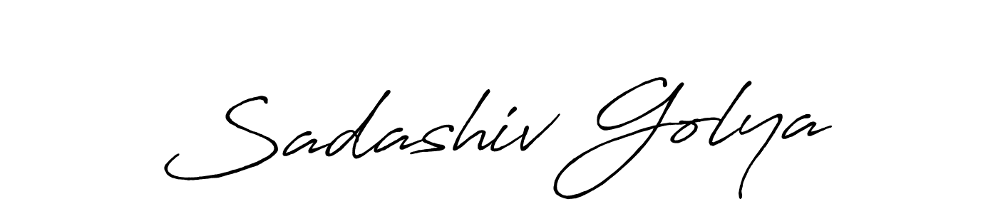 Use a signature maker to create a handwritten signature online. With this signature software, you can design (Antro_Vectra_Bolder) your own signature for name Sadashiv Golya. Sadashiv Golya signature style 7 images and pictures png