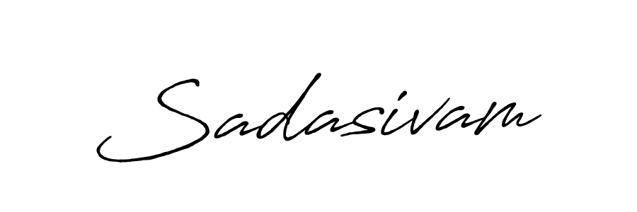 Sadasivam stylish signature style. Best Handwritten Sign (Antro_Vectra_Bolder) for my name. Handwritten Signature Collection Ideas for my name Sadasivam. Sadasivam signature style 7 images and pictures png