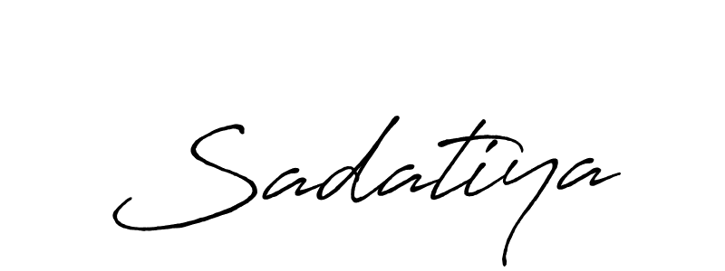 It looks lik you need a new signature style for name Sadatiya. Design unique handwritten (Antro_Vectra_Bolder) signature with our free signature maker in just a few clicks. Sadatiya signature style 7 images and pictures png