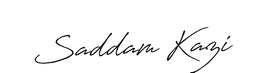 You should practise on your own different ways (Antro_Vectra_Bolder) to write your name (Saddam Kazi) in signature. don't let someone else do it for you. Saddam Kazi signature style 7 images and pictures png