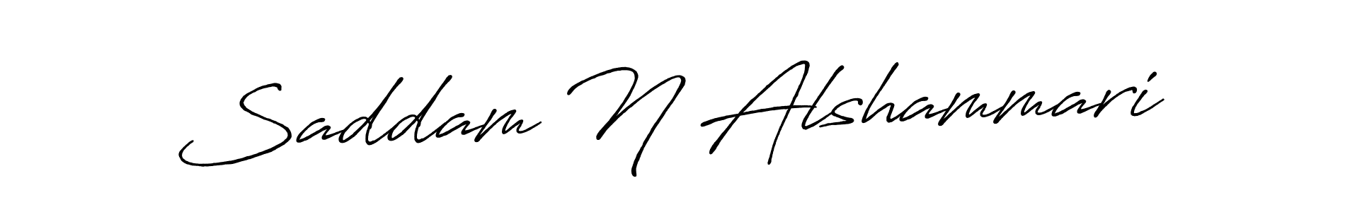 Also we have Saddam N Alshammari name is the best signature style. Create professional handwritten signature collection using Antro_Vectra_Bolder autograph style. Saddam N Alshammari signature style 7 images and pictures png