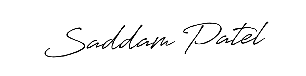 You should practise on your own different ways (Antro_Vectra_Bolder) to write your name (Saddam Patel) in signature. don't let someone else do it for you. Saddam Patel signature style 7 images and pictures png