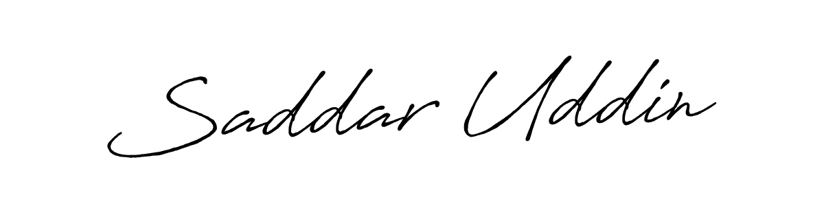 Saddar Uddin stylish signature style. Best Handwritten Sign (Antro_Vectra_Bolder) for my name. Handwritten Signature Collection Ideas for my name Saddar Uddin. Saddar Uddin signature style 7 images and pictures png