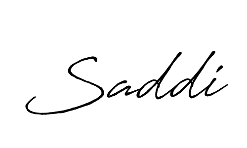 Also You can easily find your signature by using the search form. We will create Saddi name handwritten signature images for you free of cost using Antro_Vectra_Bolder sign style. Saddi signature style 7 images and pictures png