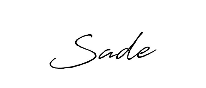 The best way (Antro_Vectra_Bolder) to make a short signature is to pick only two or three words in your name. The name Sade’ include a total of six letters. For converting this name. Sade’ signature style 7 images and pictures png
