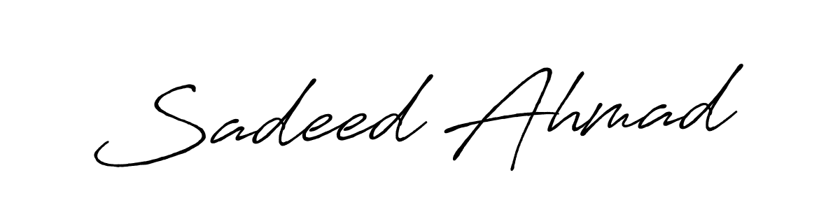 How to Draw Sadeed Ahmad signature style? Antro_Vectra_Bolder is a latest design signature styles for name Sadeed Ahmad. Sadeed Ahmad signature style 7 images and pictures png