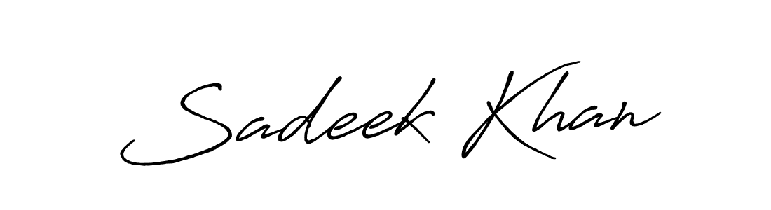 Check out images of Autograph of Sadeek Khan name. Actor Sadeek Khan Signature Style. Antro_Vectra_Bolder is a professional sign style online. Sadeek Khan signature style 7 images and pictures png