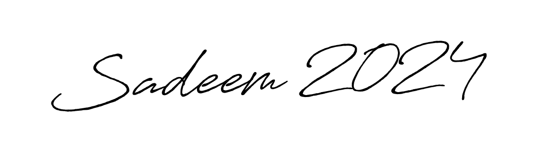 Sadeem 2024 stylish signature style. Best Handwritten Sign (Antro_Vectra_Bolder) for my name. Handwritten Signature Collection Ideas for my name Sadeem 2024. Sadeem 2024 signature style 7 images and pictures png