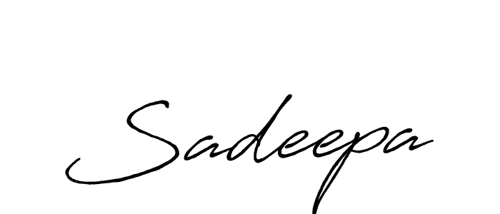 Sadeepa stylish signature style. Best Handwritten Sign (Antro_Vectra_Bolder) for my name. Handwritten Signature Collection Ideas for my name Sadeepa. Sadeepa signature style 7 images and pictures png