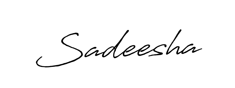 Make a beautiful signature design for name Sadeesha. Use this online signature maker to create a handwritten signature for free. Sadeesha signature style 7 images and pictures png