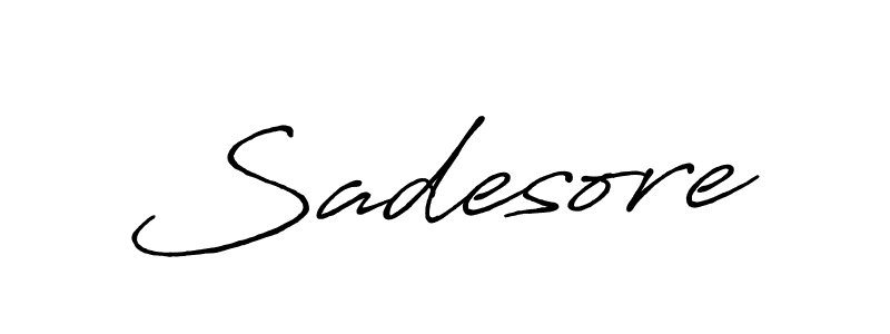 Design your own signature with our free online signature maker. With this signature software, you can create a handwritten (Antro_Vectra_Bolder) signature for name Sadesore. Sadesore signature style 7 images and pictures png