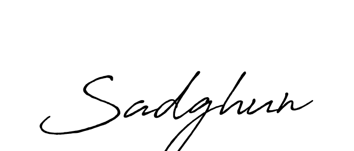 if you are searching for the best signature style for your name Sadghun. so please give up your signature search. here we have designed multiple signature styles  using Antro_Vectra_Bolder. Sadghun signature style 7 images and pictures png