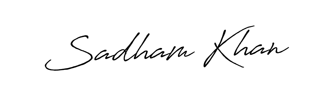 You can use this online signature creator to create a handwritten signature for the name Sadham Khan. This is the best online autograph maker. Sadham Khan signature style 7 images and pictures png