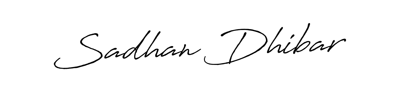 Once you've used our free online signature maker to create your best signature Antro_Vectra_Bolder style, it's time to enjoy all of the benefits that Sadhan Dhibar name signing documents. Sadhan Dhibar signature style 7 images and pictures png
