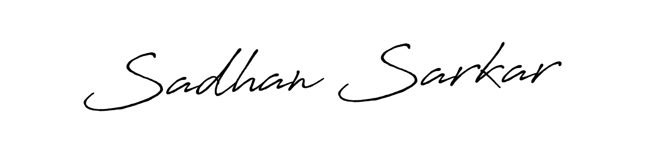 It looks lik you need a new signature style for name Sadhan Sarkar. Design unique handwritten (Antro_Vectra_Bolder) signature with our free signature maker in just a few clicks. Sadhan Sarkar signature style 7 images and pictures png