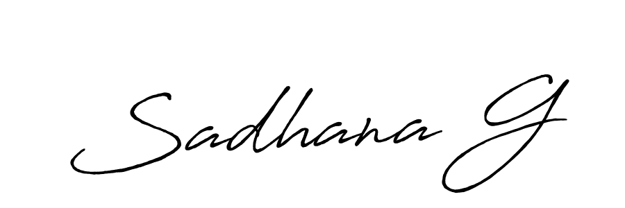 How to Draw Sadhana G signature style? Antro_Vectra_Bolder is a latest design signature styles for name Sadhana G. Sadhana G signature style 7 images and pictures png