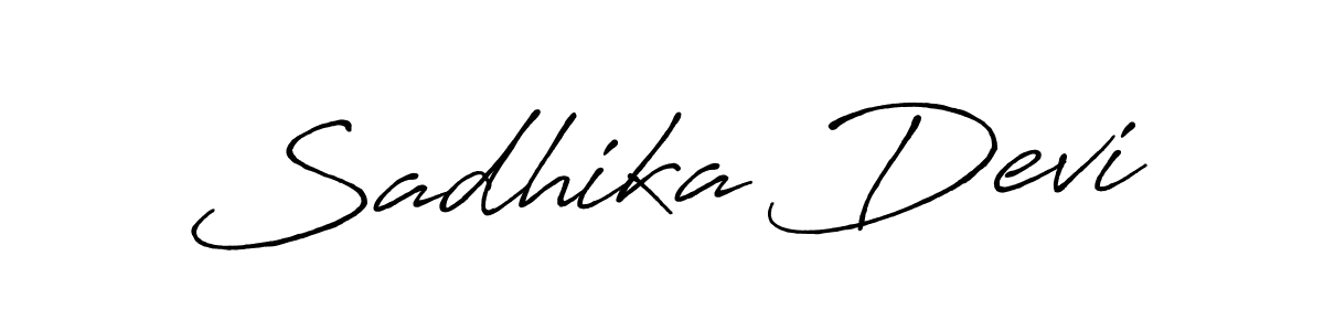Make a short Sadhika Devi signature style. Manage your documents anywhere anytime using Antro_Vectra_Bolder. Create and add eSignatures, submit forms, share and send files easily. Sadhika Devi signature style 7 images and pictures png