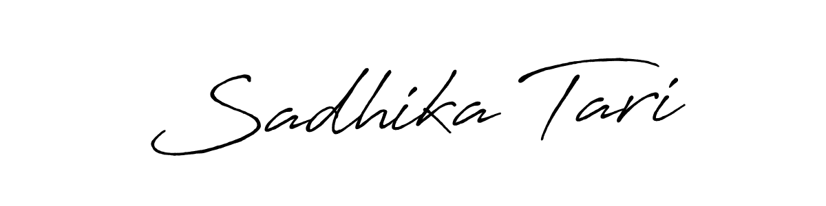 See photos of Sadhika Tari official signature by Spectra . Check more albums & portfolios. Read reviews & check more about Antro_Vectra_Bolder font. Sadhika Tari signature style 7 images and pictures png