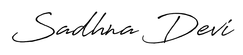 An effortless, minimalist signature concept for Sadhna Devi using Antro_Vectra_Bolder design. Clean lines that look great on any document. Sadhna Devi signature style 7 images and pictures png