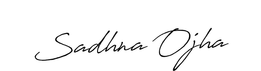 It looks lik you need a new signature style for name Sadhna Ojha. Design unique handwritten (Antro_Vectra_Bolder) signature with our free signature maker in just a few clicks. Sadhna Ojha signature style 7 images and pictures png