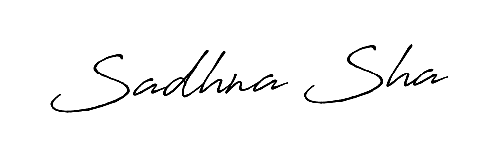 It looks lik you need a new signature style for name Sadhna Sha. Design unique handwritten (Antro_Vectra_Bolder) signature with our free signature maker in just a few clicks. Sadhna Sha signature style 7 images and pictures png