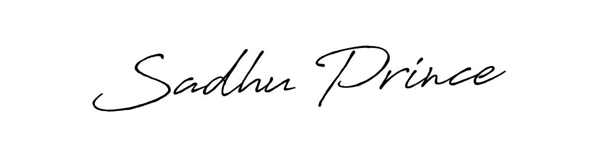 Antro_Vectra_Bolder is a professional signature style that is perfect for those who want to add a touch of class to their signature. It is also a great choice for those who want to make their signature more unique. Get Sadhu Prince name to fancy signature for free. Sadhu Prince signature style 7 images and pictures png