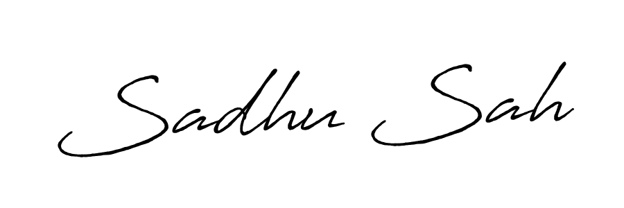 How to make Sadhu Sah signature? Antro_Vectra_Bolder is a professional autograph style. Create handwritten signature for Sadhu Sah name. Sadhu Sah signature style 7 images and pictures png
