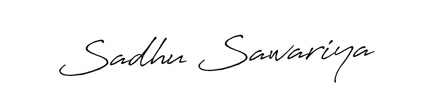 Antro_Vectra_Bolder is a professional signature style that is perfect for those who want to add a touch of class to their signature. It is also a great choice for those who want to make their signature more unique. Get Sadhu Sawariya name to fancy signature for free. Sadhu Sawariya signature style 7 images and pictures png
