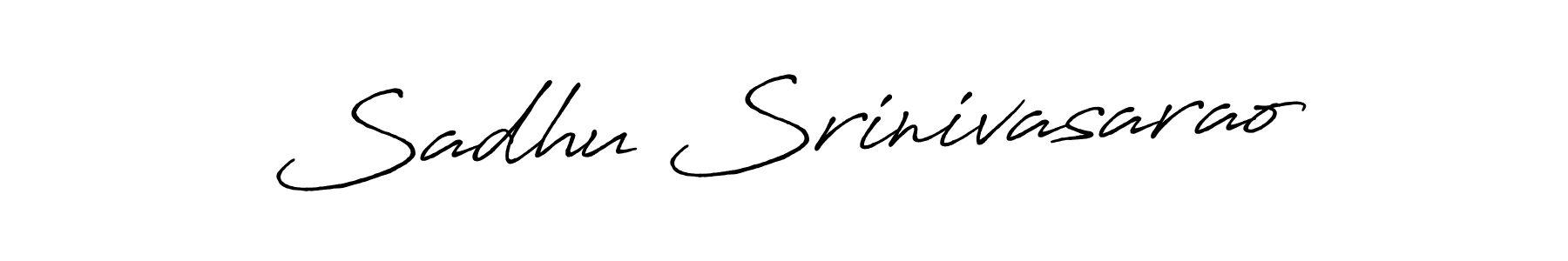 Make a short Sadhu Srinivasarao signature style. Manage your documents anywhere anytime using Antro_Vectra_Bolder. Create and add eSignatures, submit forms, share and send files easily. Sadhu Srinivasarao signature style 7 images and pictures png