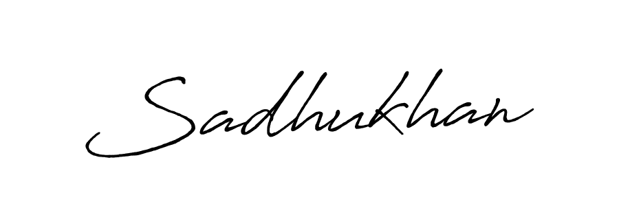 How to make Sadhukhan name signature. Use Antro_Vectra_Bolder style for creating short signs online. This is the latest handwritten sign. Sadhukhan signature style 7 images and pictures png