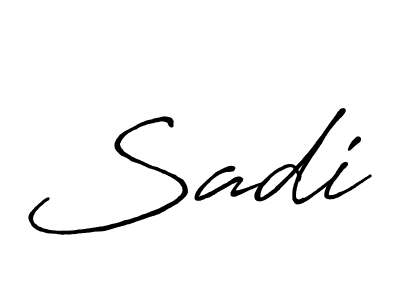 It looks lik you need a new signature style for name Sadi. Design unique handwritten (Antro_Vectra_Bolder) signature with our free signature maker in just a few clicks. Sadi signature style 7 images and pictures png