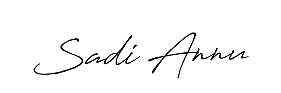 Once you've used our free online signature maker to create your best signature Antro_Vectra_Bolder style, it's time to enjoy all of the benefits that Sadi Annu name signing documents. Sadi Annu signature style 7 images and pictures png