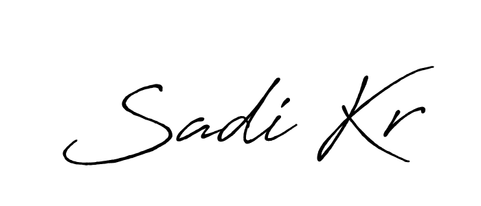 You should practise on your own different ways (Antro_Vectra_Bolder) to write your name (Sadi Kr) in signature. don't let someone else do it for you. Sadi Kr signature style 7 images and pictures png