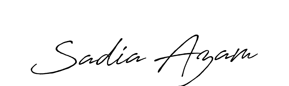 You can use this online signature creator to create a handwritten signature for the name Sadia Azam. This is the best online autograph maker. Sadia Azam signature style 7 images and pictures png