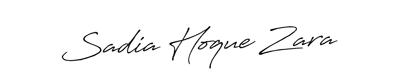 How to make Sadia Hoque Zara signature? Antro_Vectra_Bolder is a professional autograph style. Create handwritten signature for Sadia Hoque Zara name. Sadia Hoque Zara signature style 7 images and pictures png