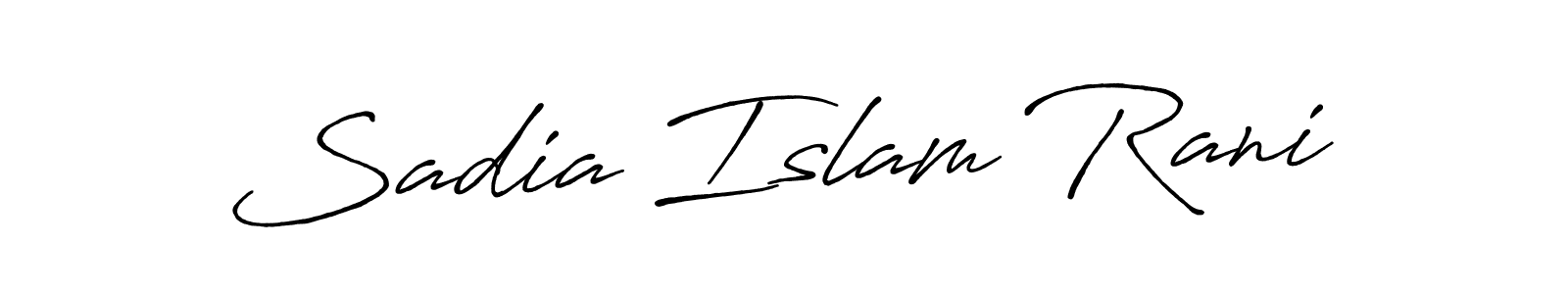 Make a beautiful signature design for name Sadia Islam Rani. Use this online signature maker to create a handwritten signature for free. Sadia Islam Rani signature style 7 images and pictures png