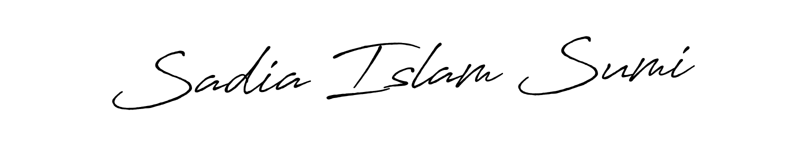 Sadia Islam Sumi stylish signature style. Best Handwritten Sign (Antro_Vectra_Bolder) for my name. Handwritten Signature Collection Ideas for my name Sadia Islam Sumi. Sadia Islam Sumi signature style 7 images and pictures png