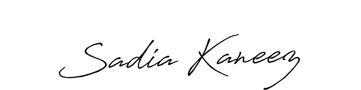 Similarly Antro_Vectra_Bolder is the best handwritten signature design. Signature creator online .You can use it as an online autograph creator for name Sadia Kaneez. Sadia Kaneez signature style 7 images and pictures png