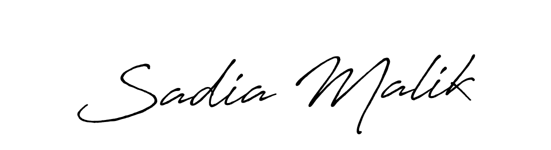 Also You can easily find your signature by using the search form. We will create Sadia Malik name handwritten signature images for you free of cost using Antro_Vectra_Bolder sign style. Sadia Malik signature style 7 images and pictures png