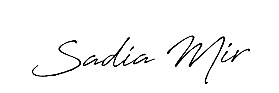 if you are searching for the best signature style for your name Sadia Mir. so please give up your signature search. here we have designed multiple signature styles  using Antro_Vectra_Bolder. Sadia Mir signature style 7 images and pictures png