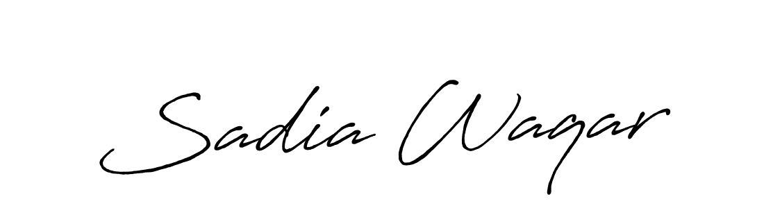 Similarly Antro_Vectra_Bolder is the best handwritten signature design. Signature creator online .You can use it as an online autograph creator for name Sadia Waqar. Sadia Waqar signature style 7 images and pictures png