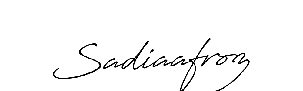 Once you've used our free online signature maker to create your best signature Antro_Vectra_Bolder style, it's time to enjoy all of the benefits that Sadiaafroz name signing documents. Sadiaafroz signature style 7 images and pictures png